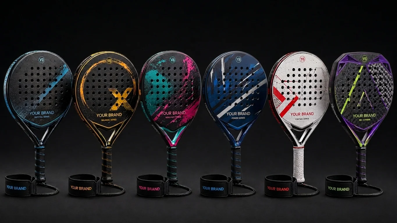 BURQ Private Label Custom Padel Racket Lineup